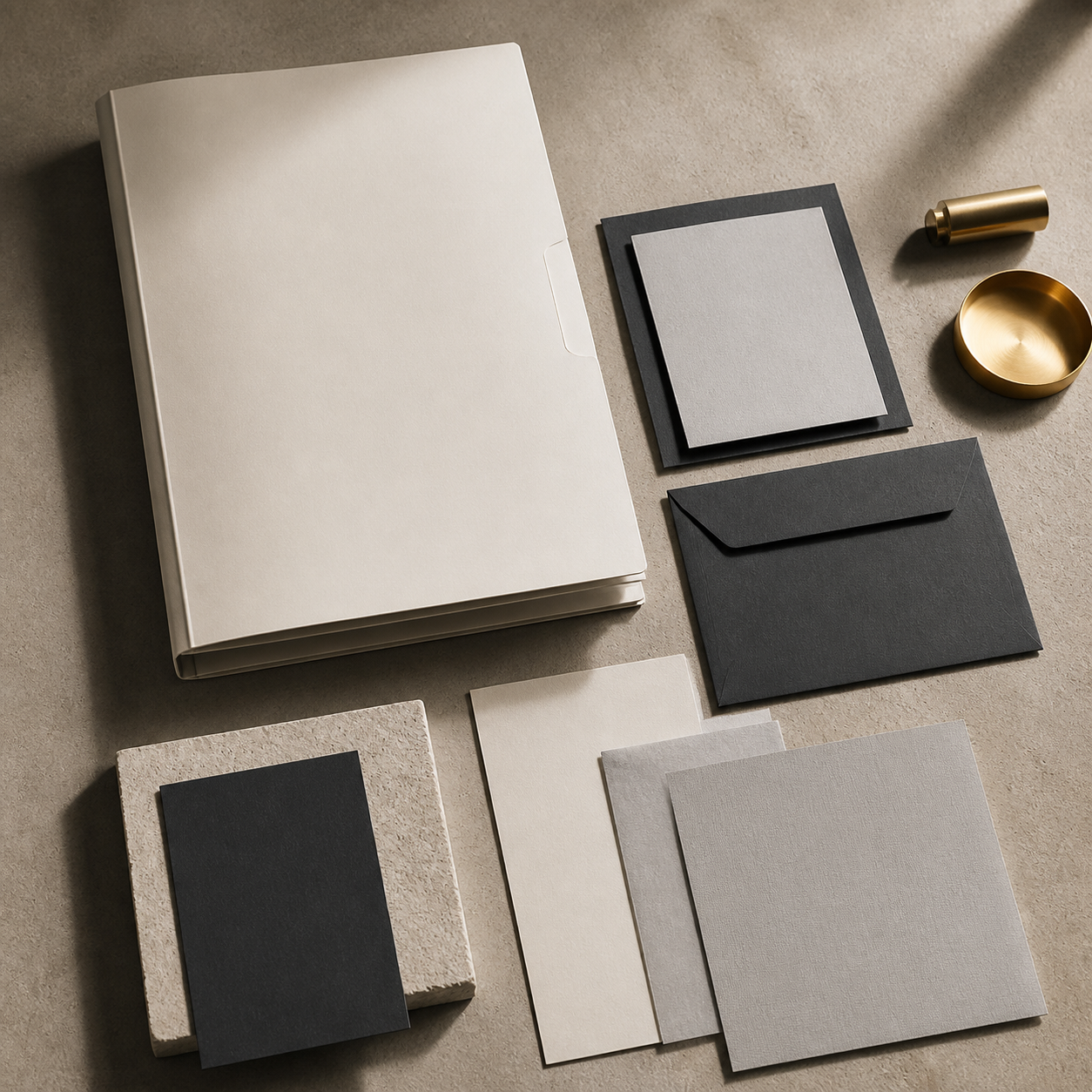Unbranded premium presentation materials