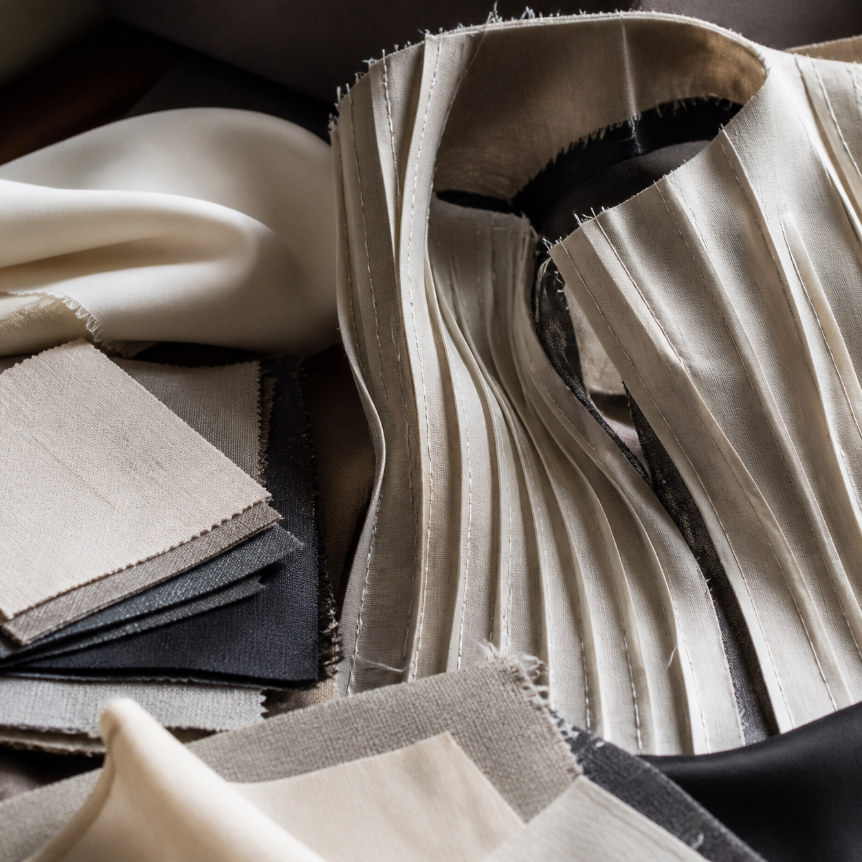 Collection development and textile construction detail